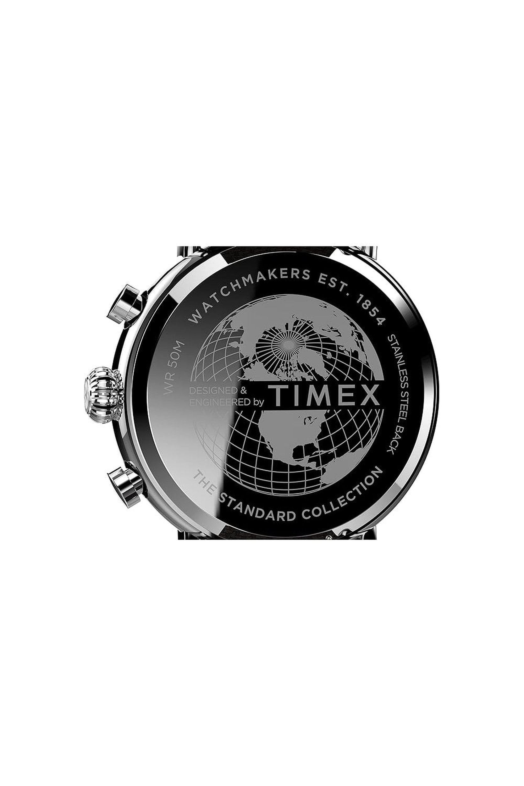 Timex Chronograph Herren Waterbury Standard Chronograph Silber/Braun TW2V43800