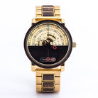 Edenhölzer Automatik Armbanduhr open life Holzuhr Nevis ED097-001