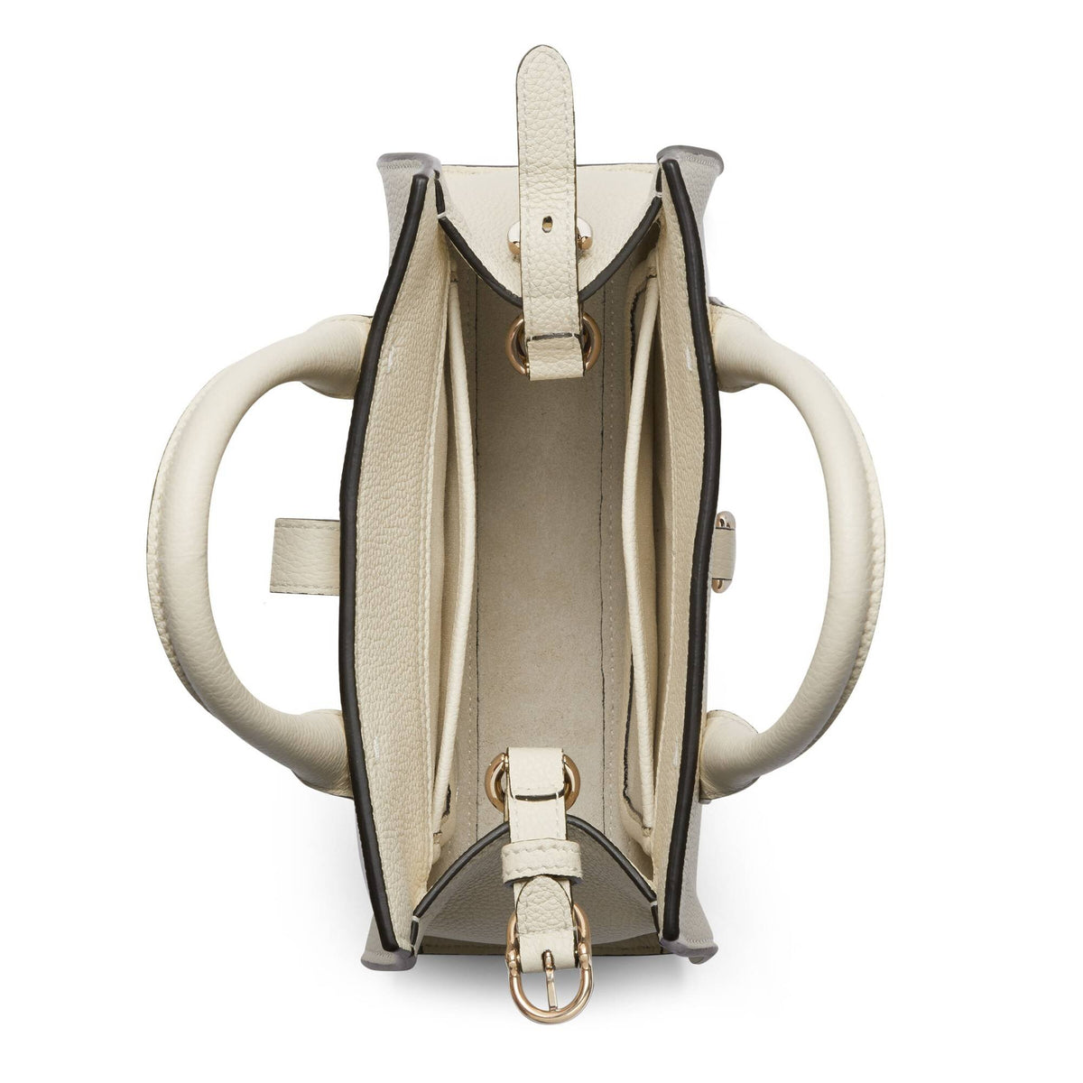 Gucci Handtasche Unisex Small Tote Bag mit Hakenverschluss Ivory Leder 795349-AZB0G9540
