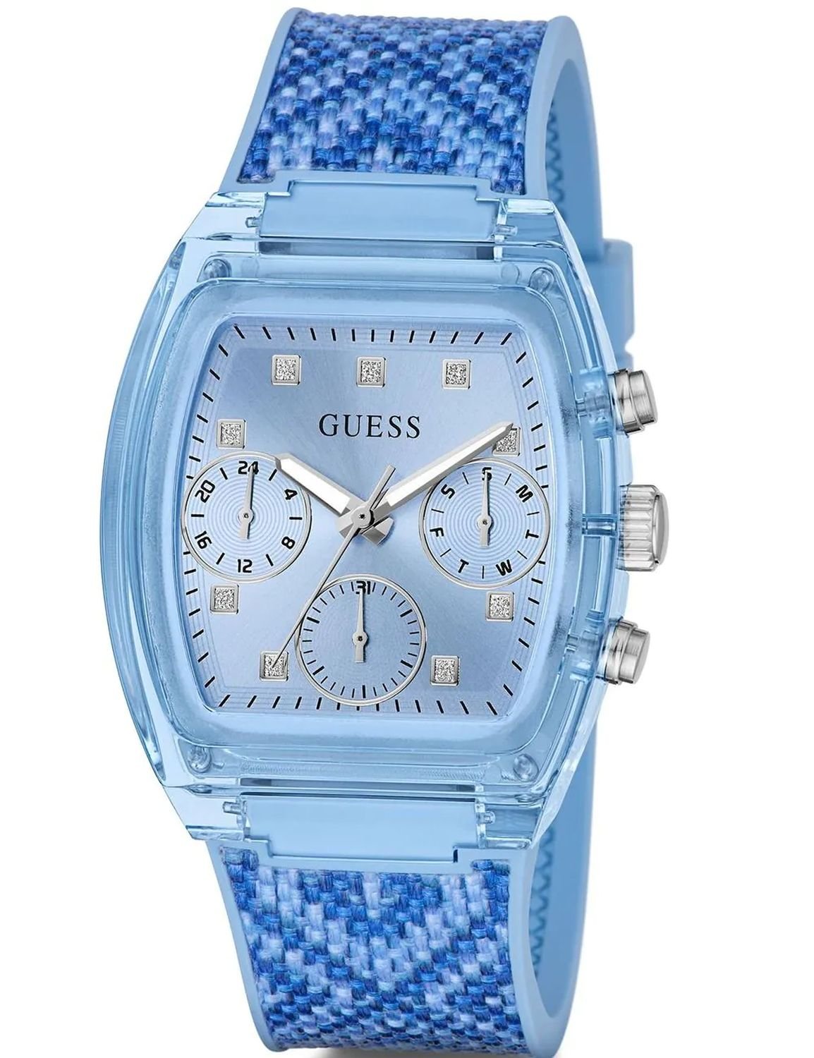 Guess Armbanduhr Damen Rendezvous Multifunktion Blau GW0863L1
