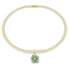Swarovski Charm Unisex Idyllia Glücksklee Grün 5743130