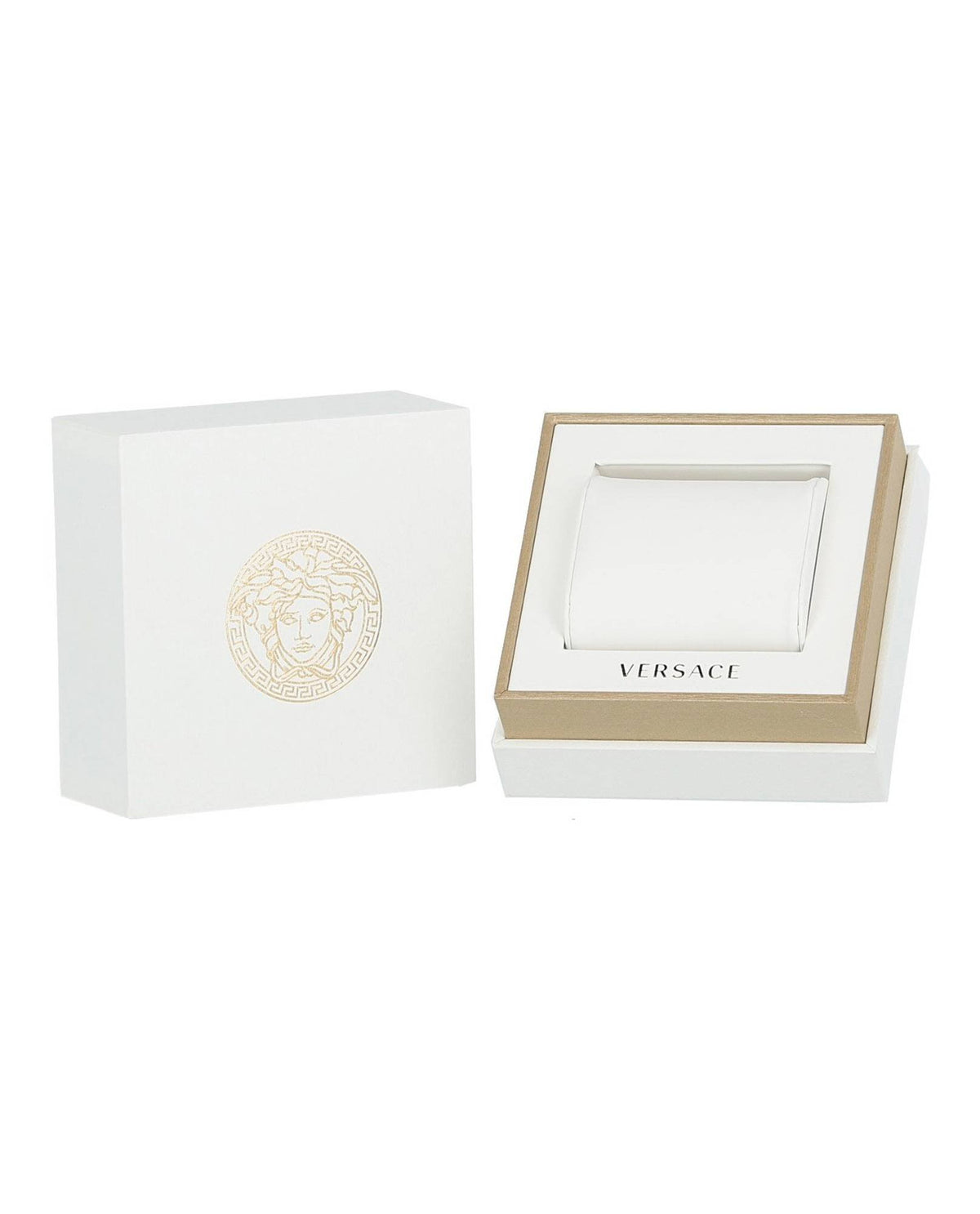 VERSACE Damen Armbanduhr V-Circle Gold Edelstahl 38mm VE81021 19
