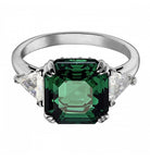Swarovski Ring Damen Attract Grün Silberfarben 5512574