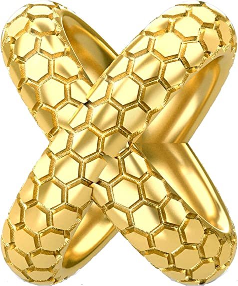 Endless Jewellery Damen Schlangenhaut Eternity Gold Charm 1528
