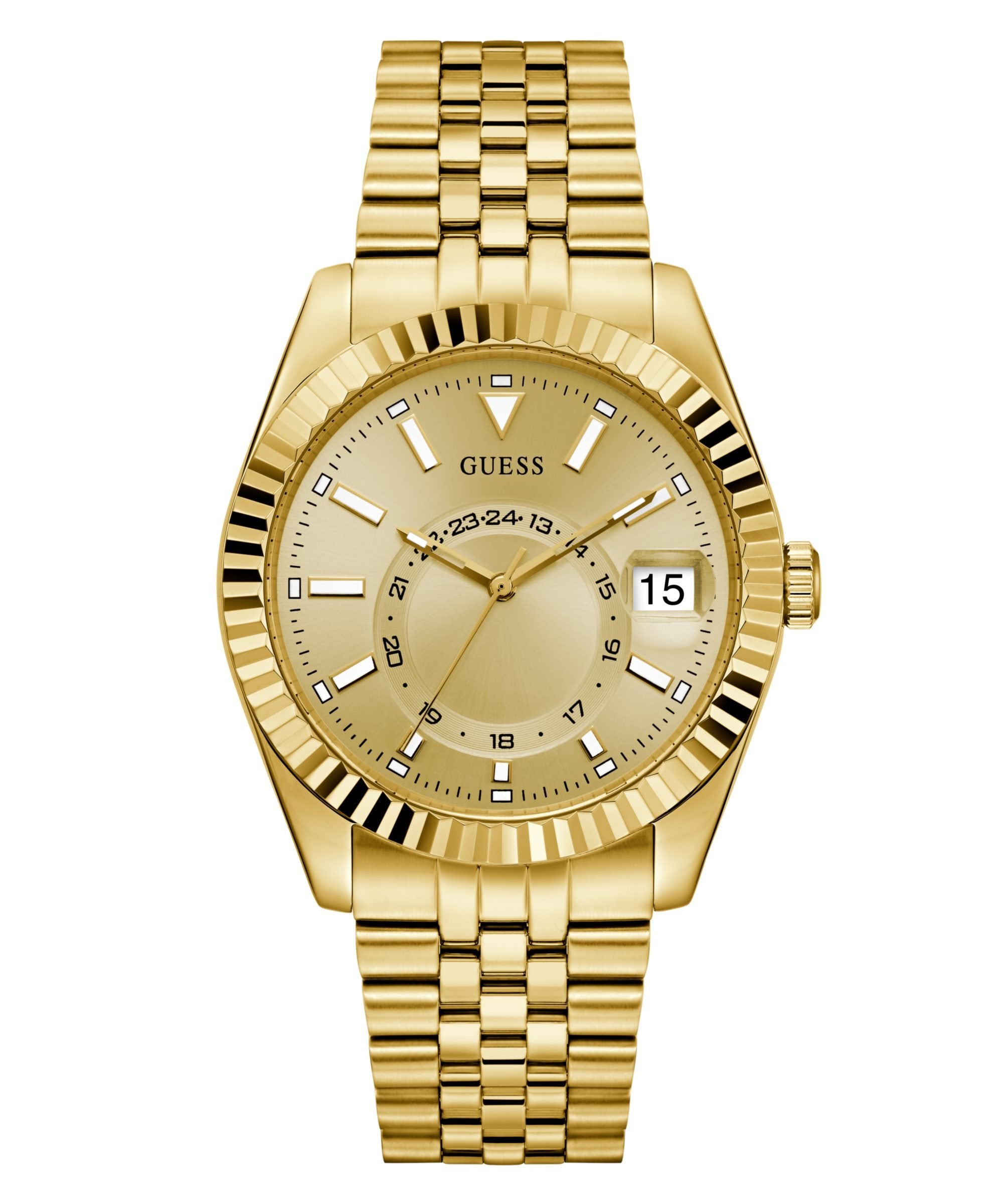 Guess Armbanduhr Herren Jaden Gold GW0977G2