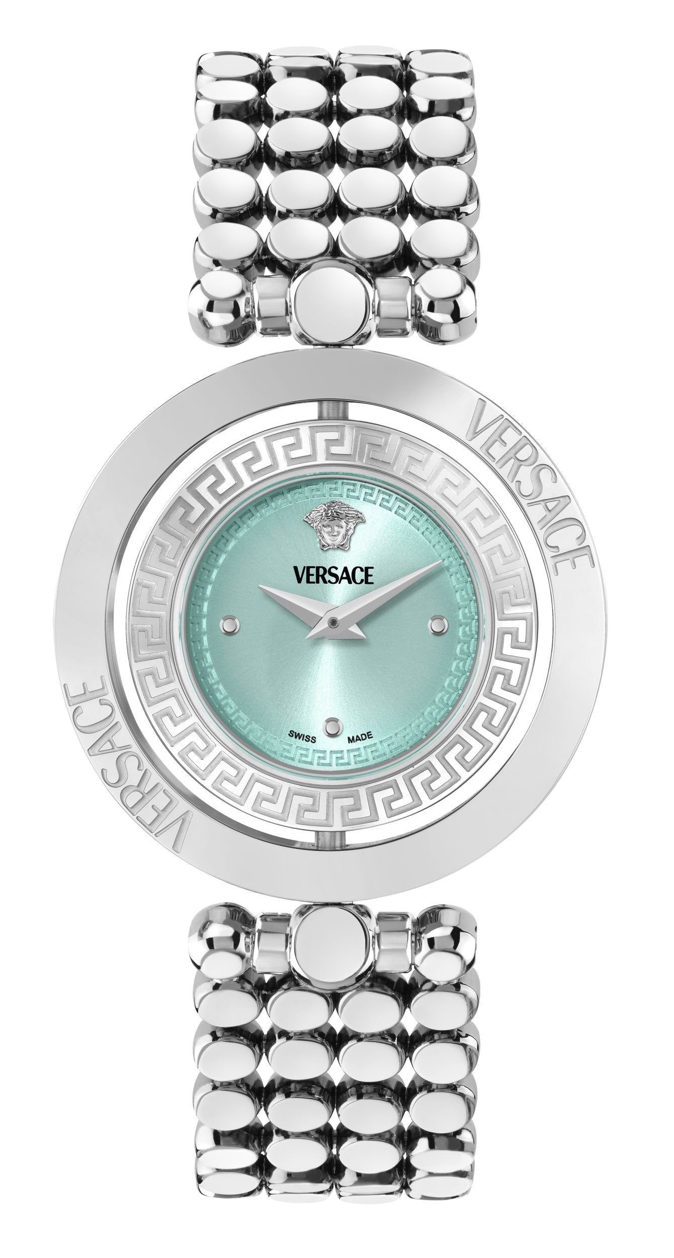 Versace Damenuhr Eon Restyling Silber/Türkis VEHFA0425