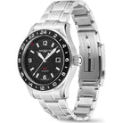Montblanc Automatikuhr Herrenuhr Montblanc GMT Silber 129615