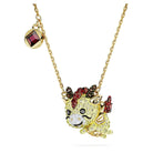 Swarovski Halskette Damen Chinese Zodiac Dragon Gelb Gold‑Tone 5676540
