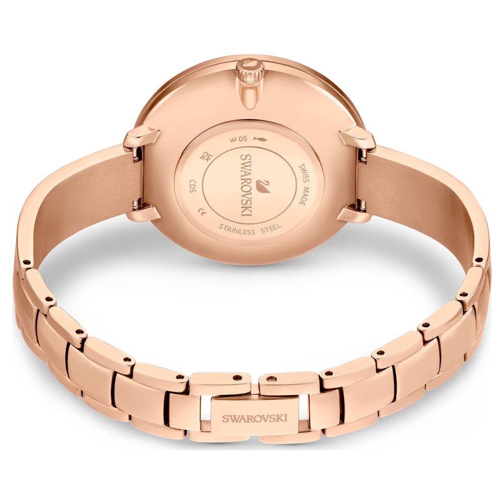 Swarovski Damenuhr Crystalline bangle delight S Rot/Rosegoldfarben 5647455