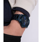 Guess Herren Armbanduhr VINYL GW0833G1 blau