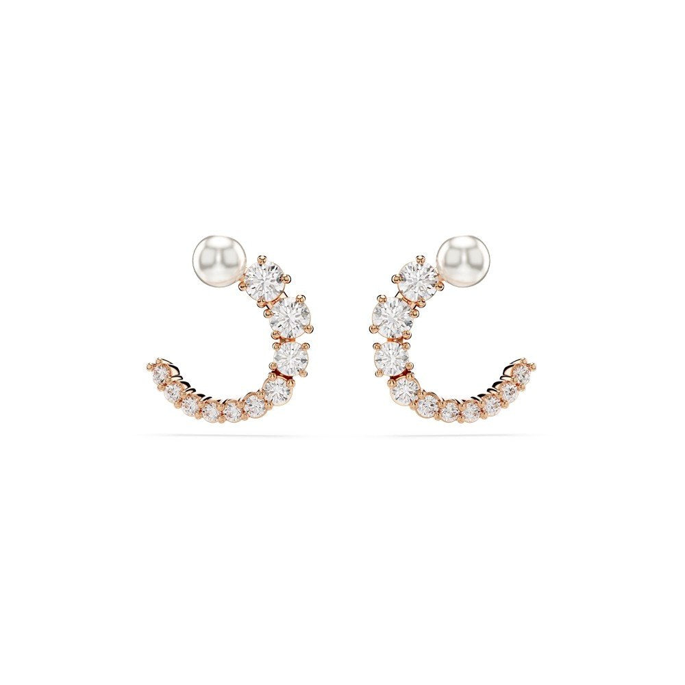 Swarovski MATRIX:OHRSTECKER STUD WHITE/ROS 5692264