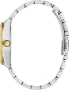 Guess Damen Armbanduhr Luna, Day/Date silber, gold 36 mm GW0308L5