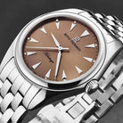 Revue Thommen Herren Armbanduhr  'Heritage' Automatikuhr Zifferblatt braun Edelstahlarmband, 21010-2139