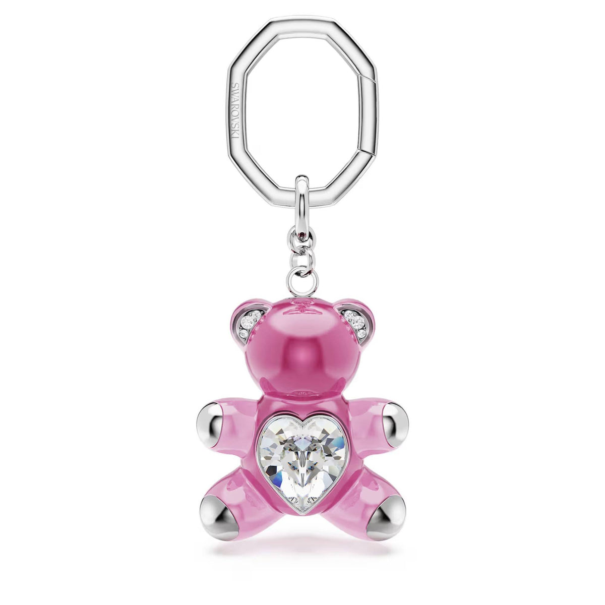 Swarovski Teddy Schlüsselanhänger rosa 5735365