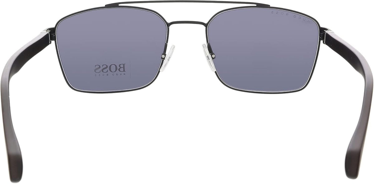 Hugo Boss Boss 1117/s 003/IR MATT BLACK Sunglasses Men's Metal, Standard, 57