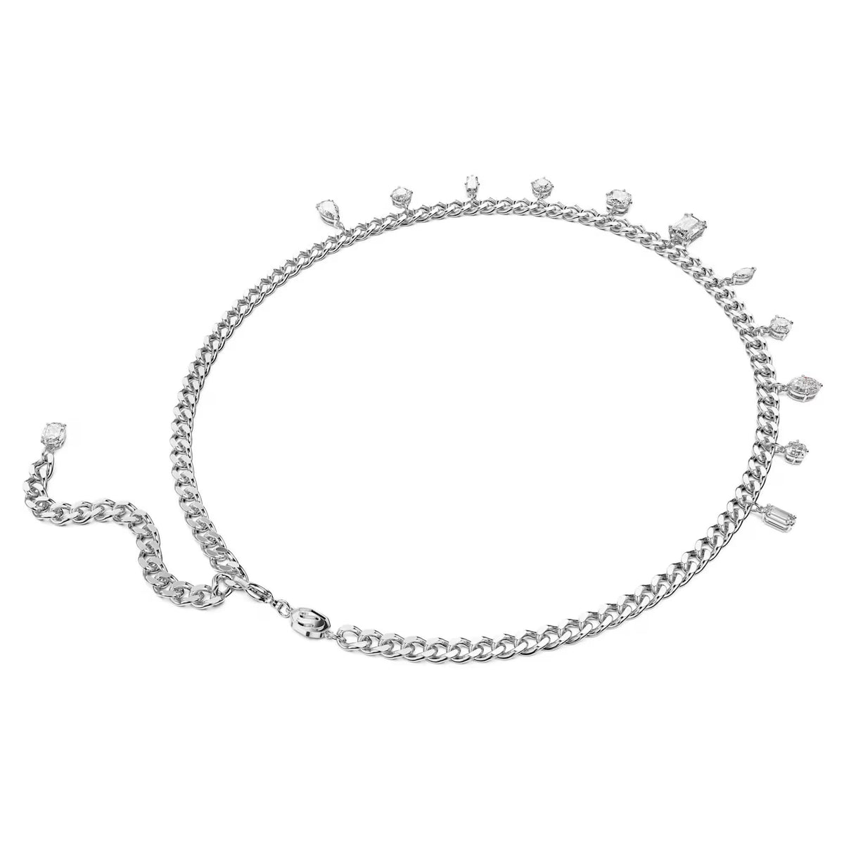 Swarovski Schmuck Damen Halskette Dextera Weiß Rhodium 5671183