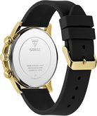 Guess Armbanduhr Herren Walker Multifunktion Gold Schwarz GW0913G2
