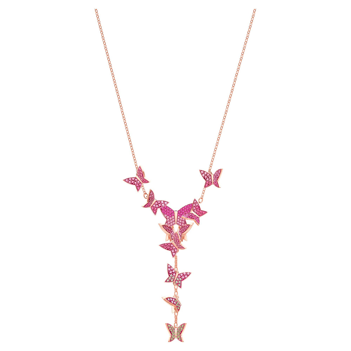 Swarovski Halskette Damen Lilia Schmetterling Roségold 5368428