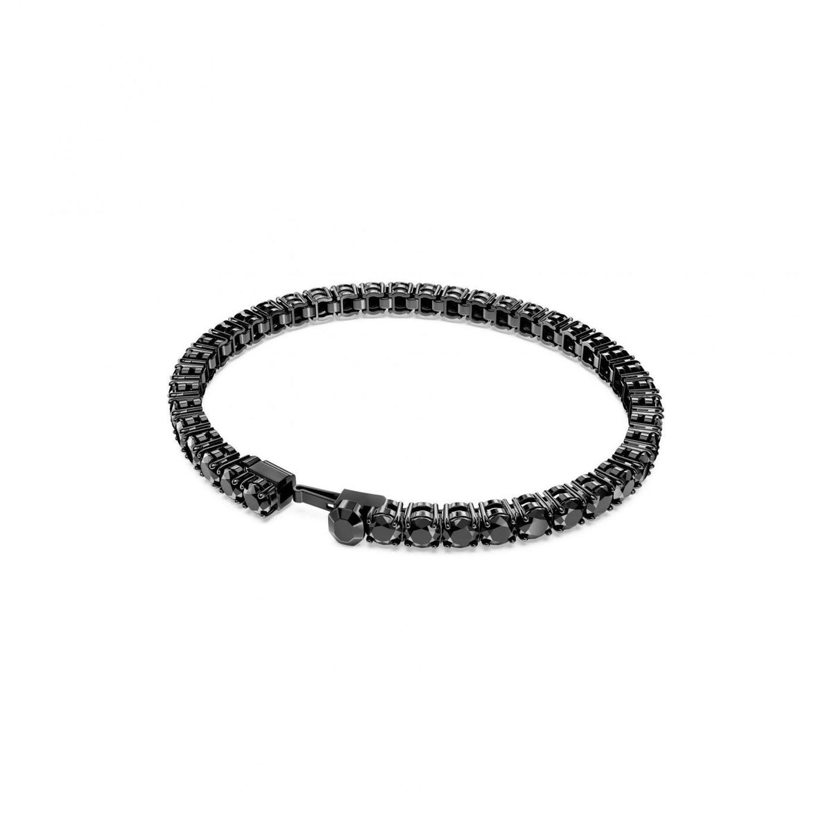 Swarovski Matrix Tennis Armband Unisex Schwarz 5664154