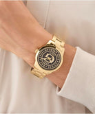 Guess Armbanduhr Herren Collegiate G Analog Gold GW0888G2