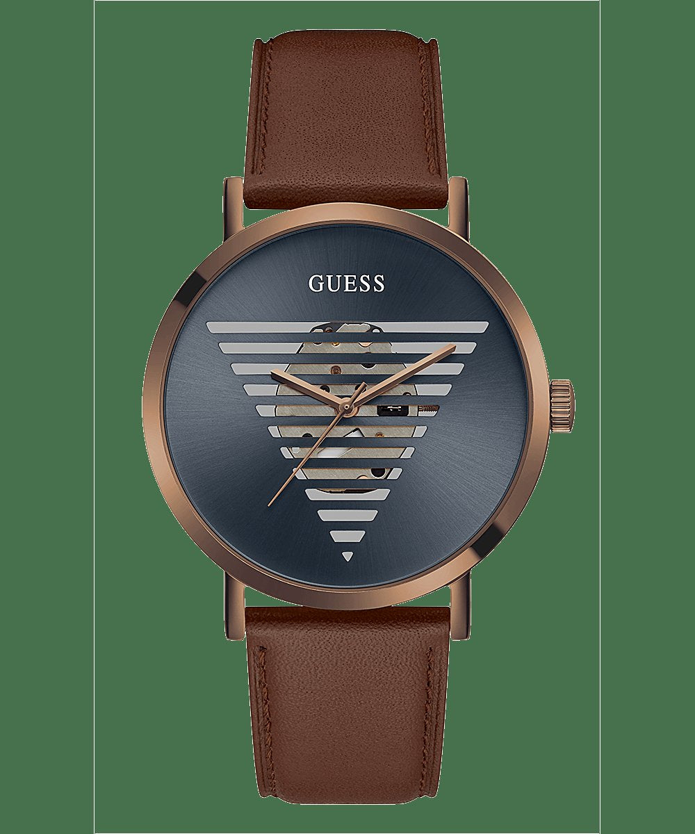 Guess Herren Armbanduhr Idol 44 mm Armband Leder GW0503G4