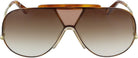 Chloe CE154S Metall-Sonnenbrille Havana/Brown Unisex Erwachsene Mehrfarbig, Standard
