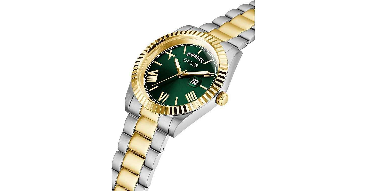 Guess Herrenuhr Connoisseur Edelstahl Farbe bicolor GW0265G8