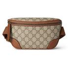 Gucci Gürteltasche Unisex GG Emblem Small Belt Bag Beige Braun 821165 FAEEC 9786