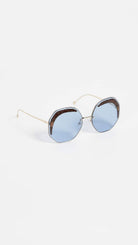 FENDI - Safilo GLASS FF 0358/S GOLD/BLUE 63/19/140 Damenbrillen Sonnenbrillen