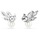 Swarovski Ohrringe Damen Ginger Weiß Silberfarben 5422683