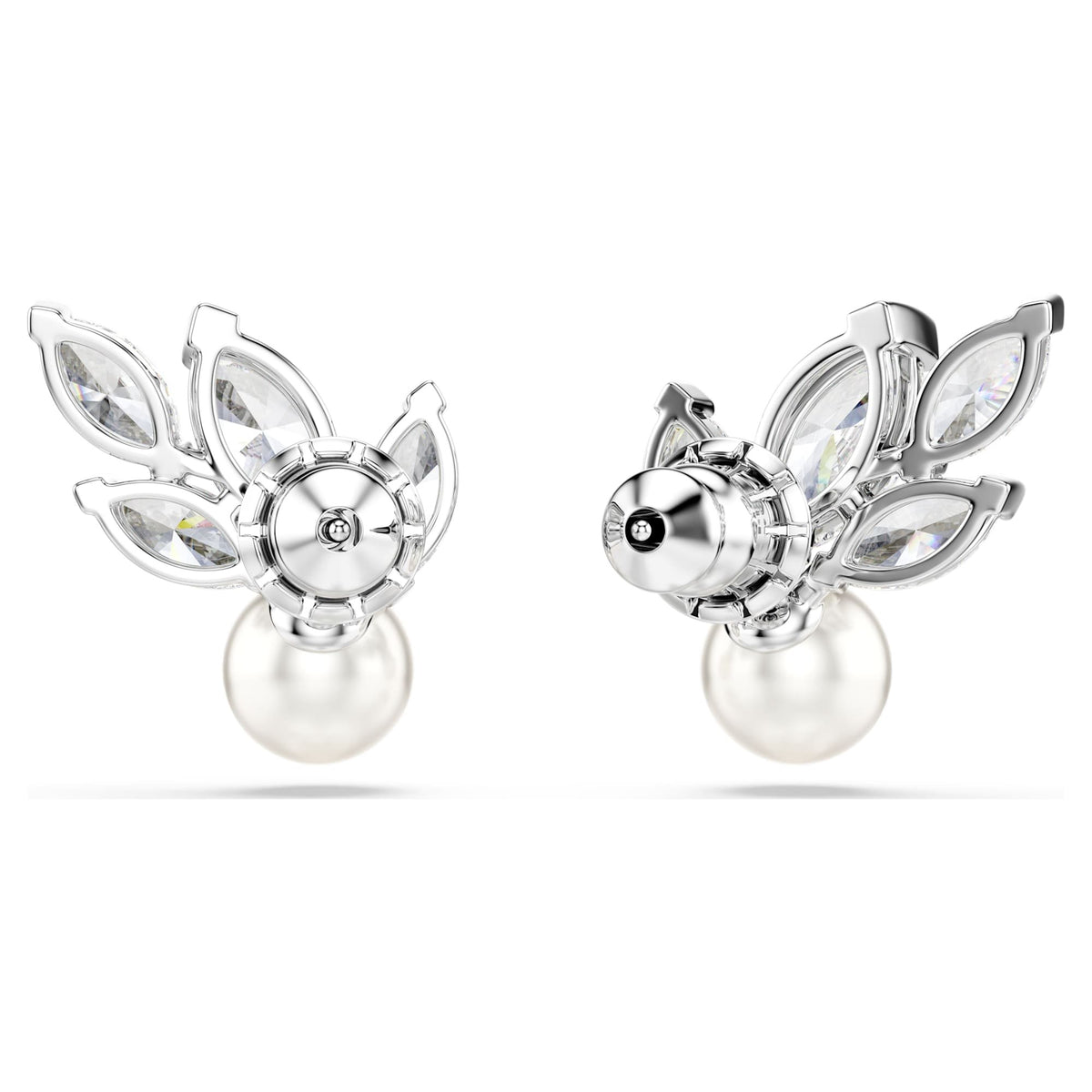 Swarovski Ohrringe Damen Ginger Weiß Silberfarben 5422683