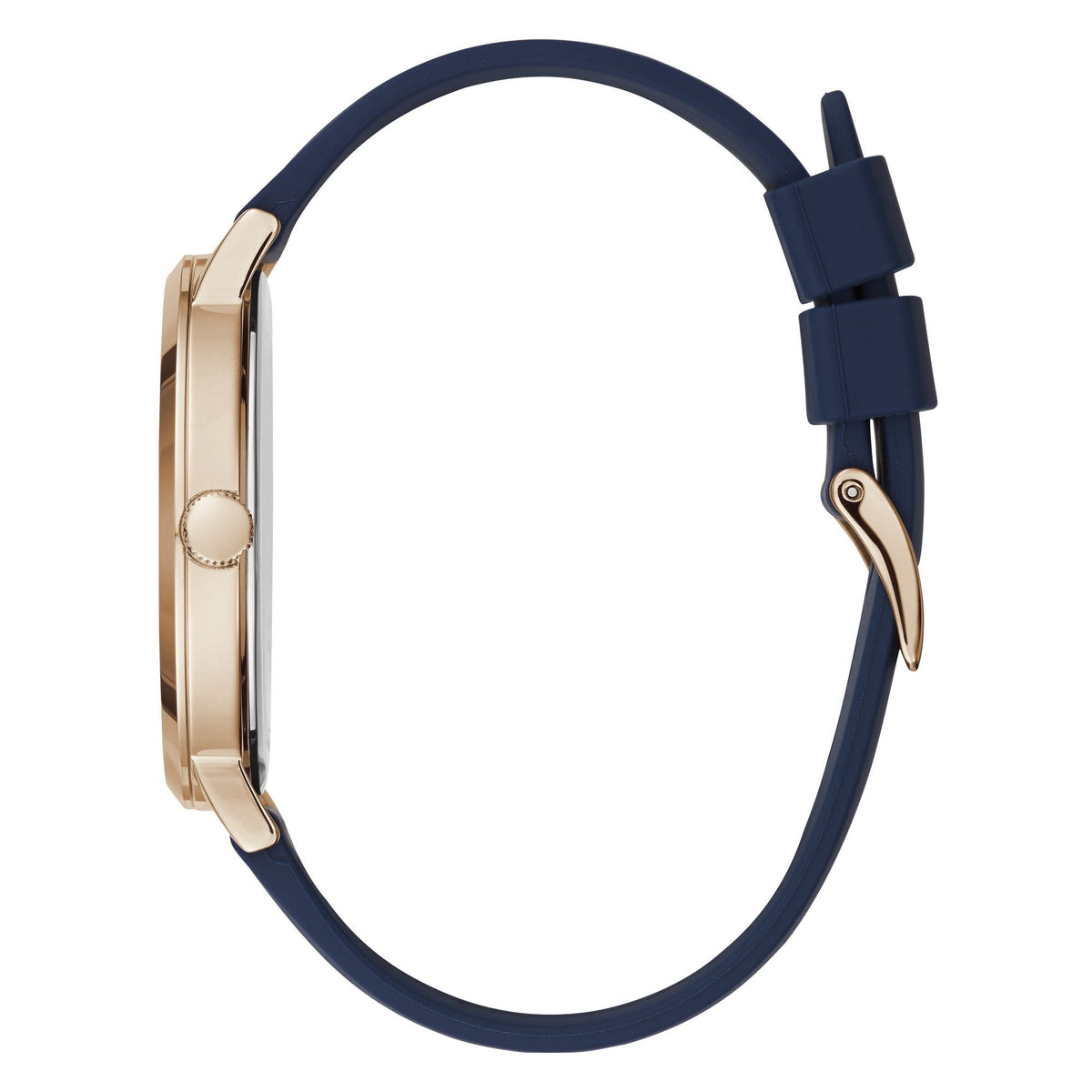Guess Armbanduhr Guess Silikon Armband Blau 44mm W1264G3