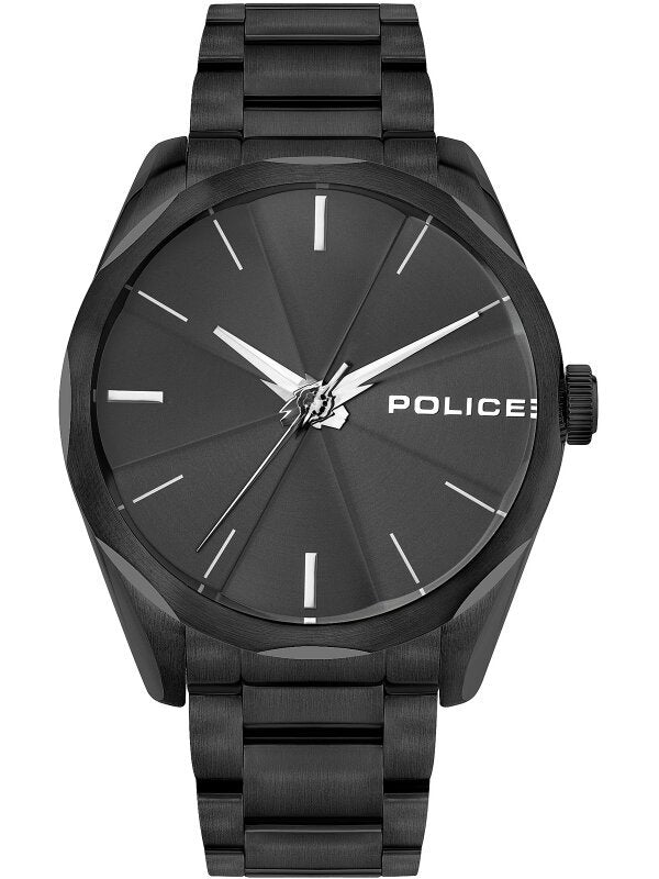 Police Herren Uhr Neist Schwarz Metall PL.15712JSB/02M
