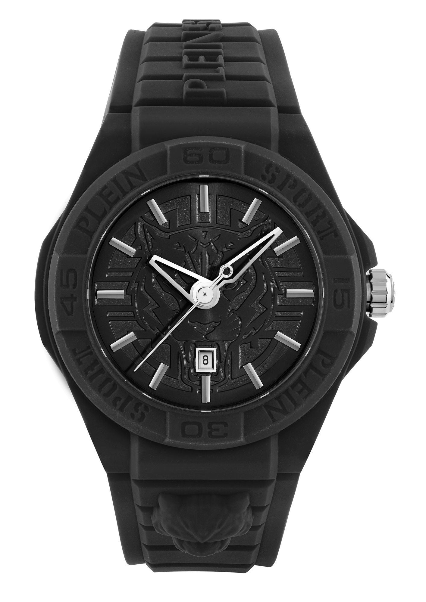 Philipp Plein Unisex Uhr New Fearless PSHDA0124 Schwarz Kunststoff 46 mm