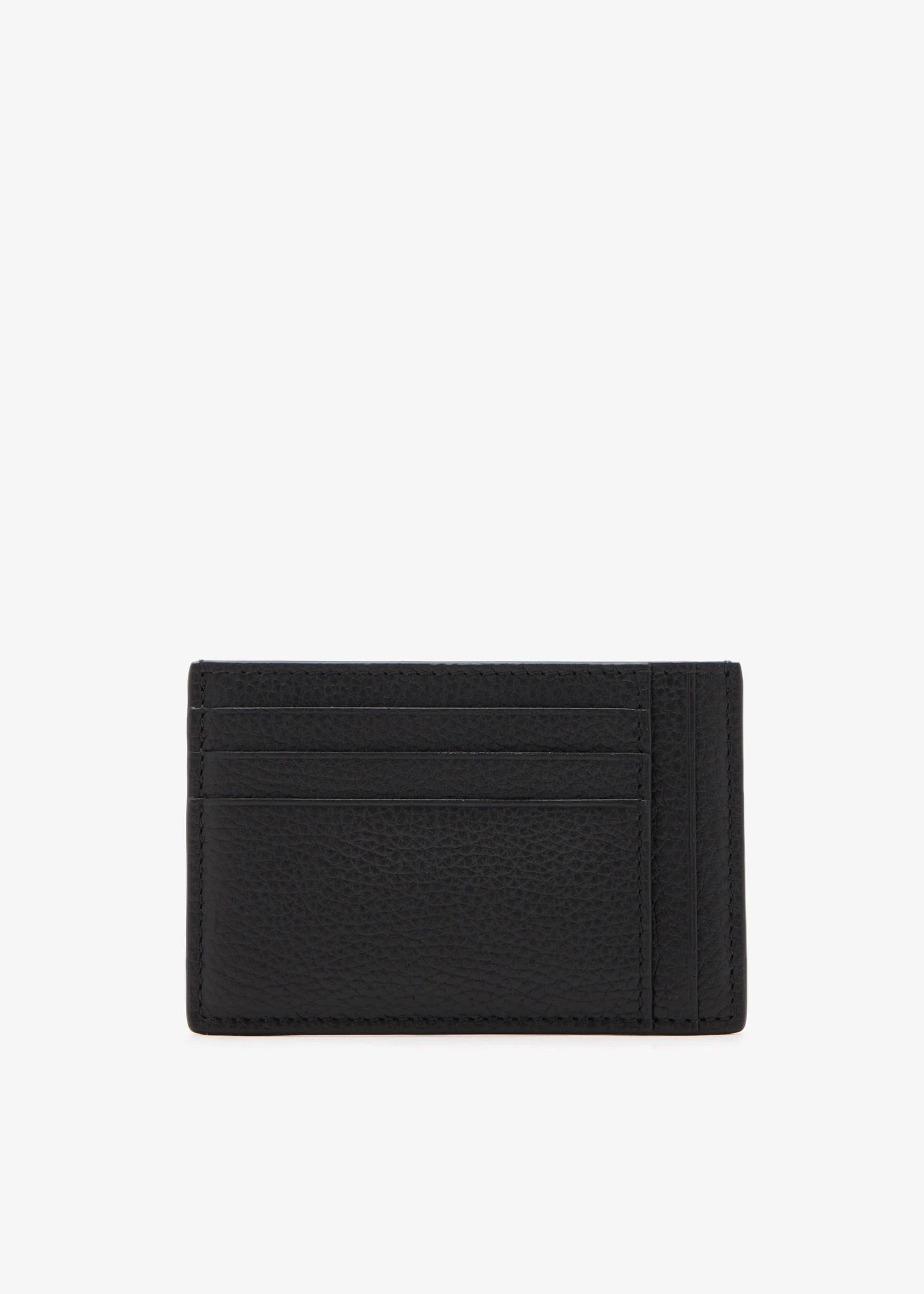 Gucci Kartenetui Unisex Gucci Maxi GG Card Case Schwarz Leder 812681AABY01000