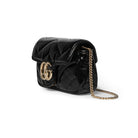 Gucci Handtasche Damen GG Marmont Super Mini Bag Schwarz 476433-AADP6-1000
