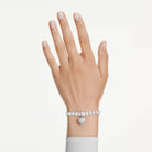 Swarovski Charm Damen Idyllia Herz Weiß Rhodiniert 5742960