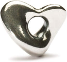 Trollbeads Damen-Bead Weiches Herz 925 Sterling Silber TAGBE-40032
