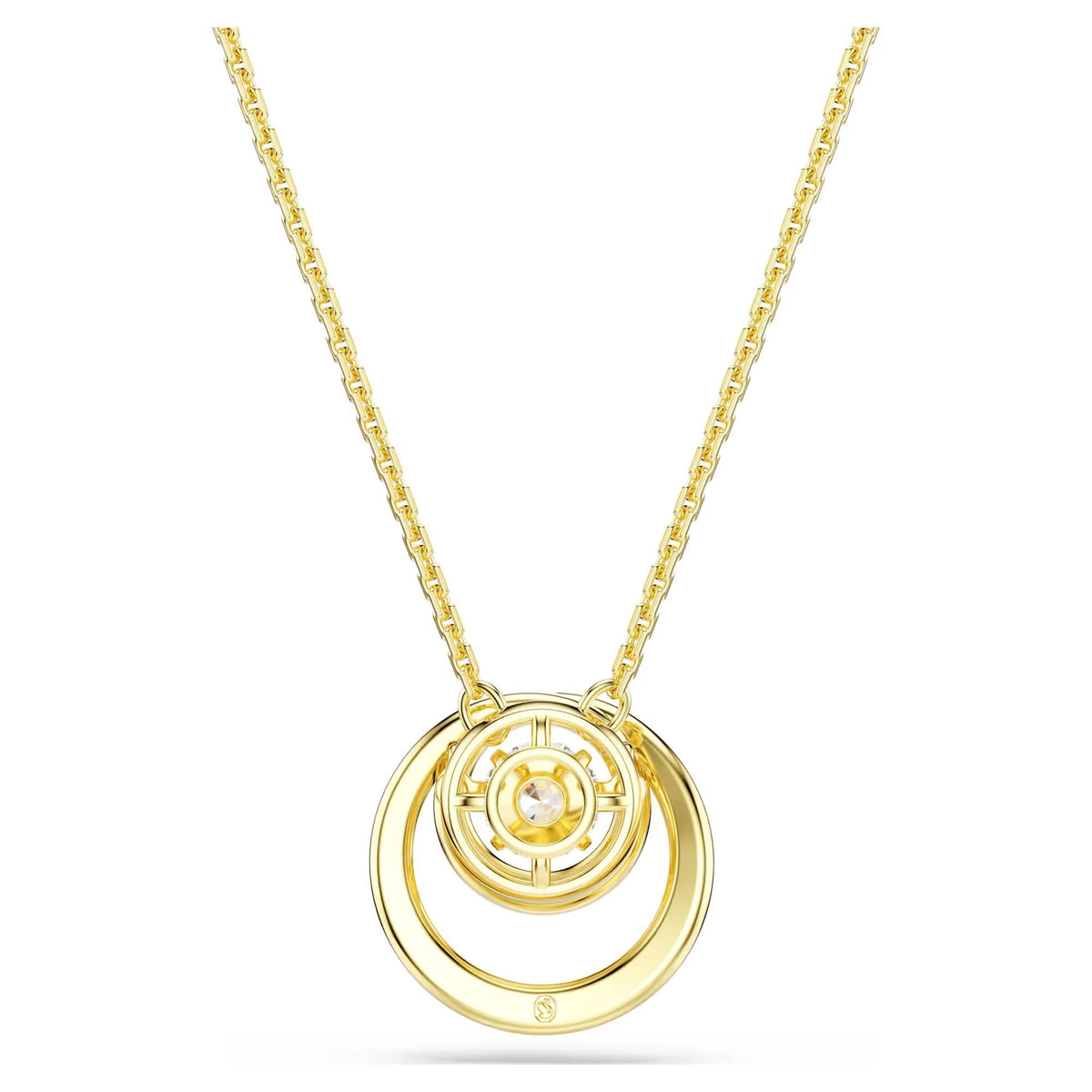 Swarovski Halskette Damen Hyperbola Weiß Goldfarben 5738248
