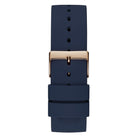 Guess Armbanduhr Guess Silikon Armband Blau 44mm W1264G3
