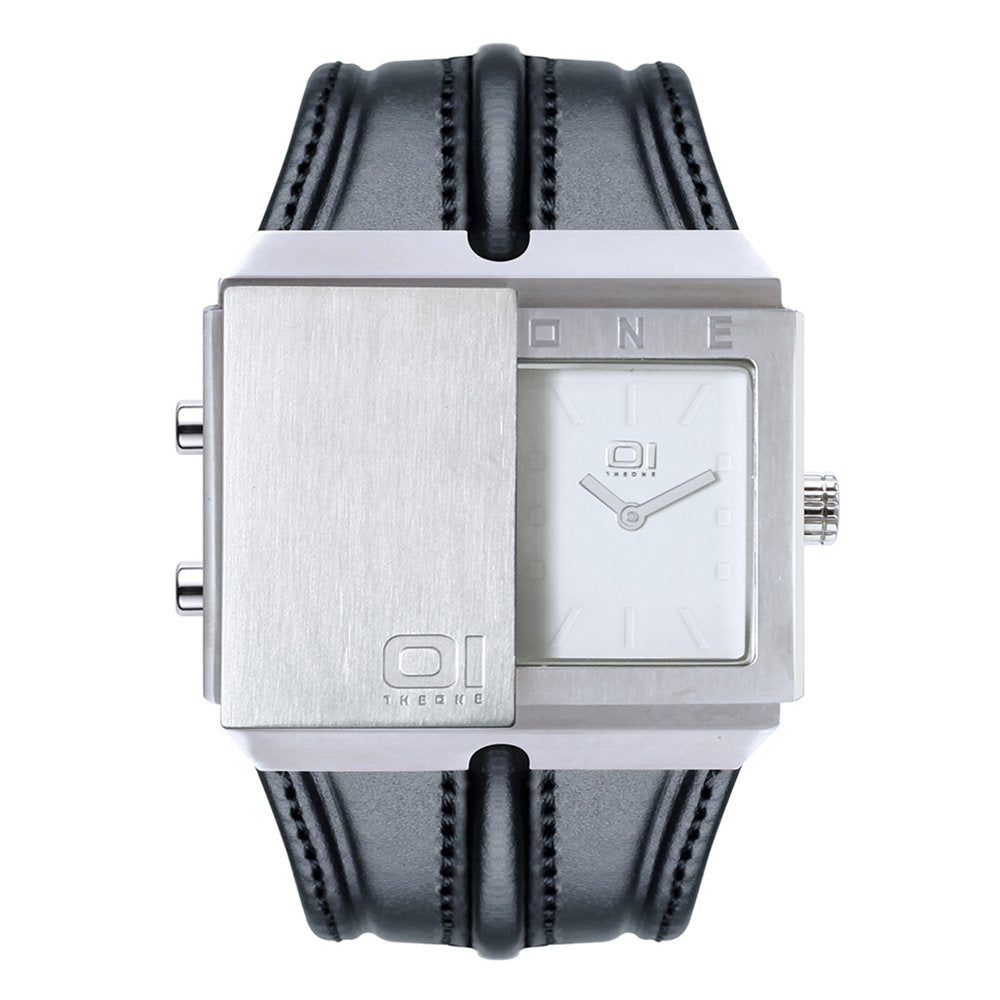 THE ONE Uhr Herren Binär-Armbanduhr Slider Watch SD101B1