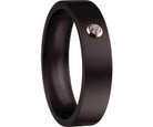 Bering Damen Innenring mit Zirkonia Stein Größe 65 Schwarz 553-97-92