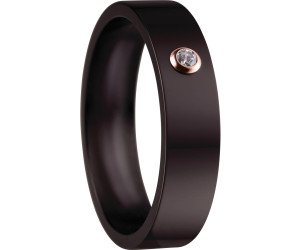 Bering Damen Innenring mit Zirkonia Stein Größe 65 Schwarz 553-97-92