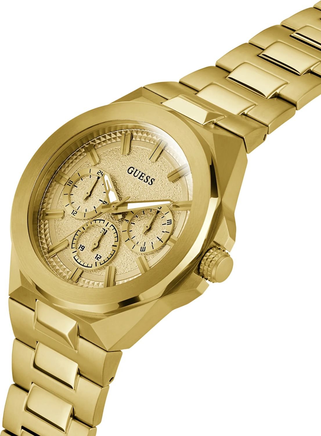 Guess Armbanduhr Herren Dashboard Multifunktion Gold GW0798G2