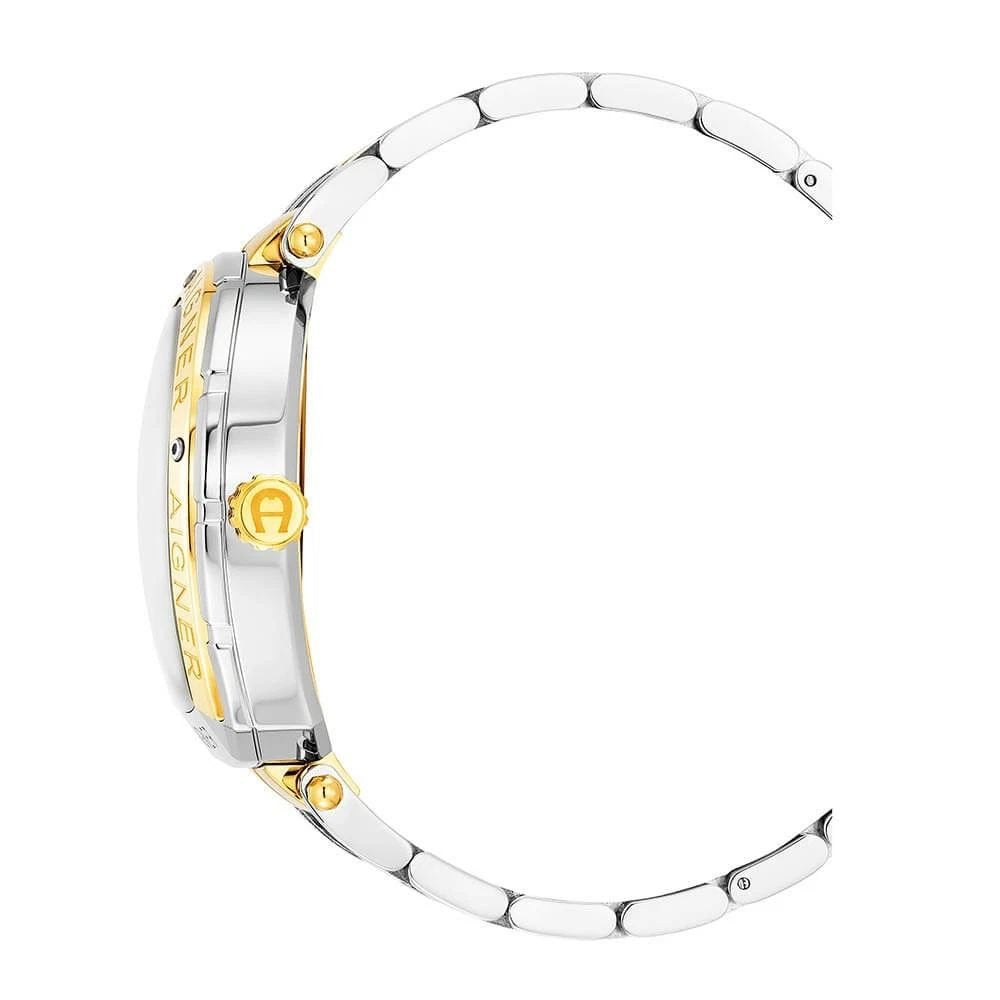 Aigner Armbanduhr Herren Rovigo Silber Gold AGW.246002