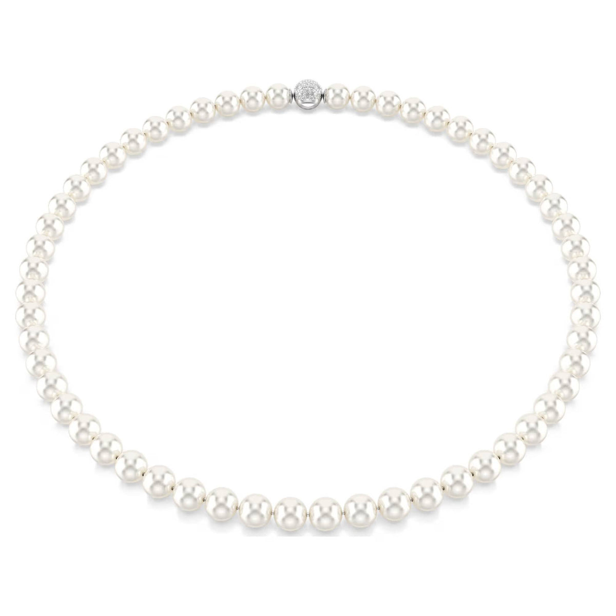 Swarovski Damen Matrix Halskette weiß 5747746