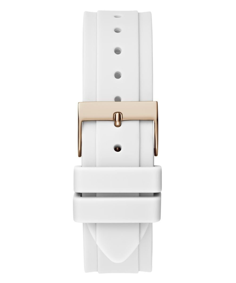 Guess Damen Armbanduhr SELENE Multifunktion weiß, roségold 39 mm GW0695L3
