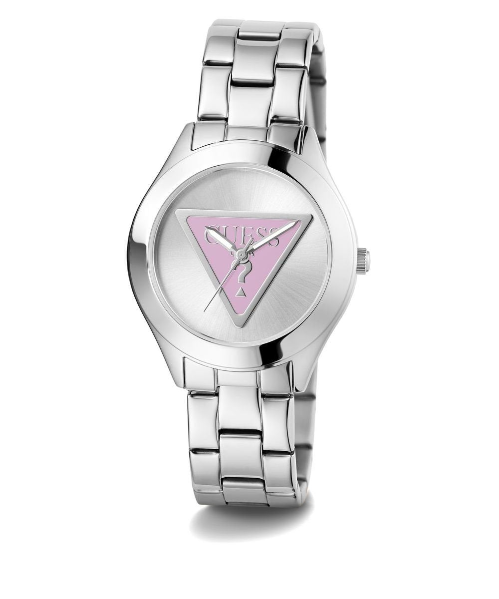 Guess Damen  Armbanduhr  TRI PLAQUE silber 34 mm GW0675L1