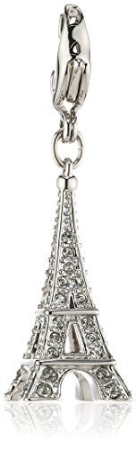 Swarovski Damen-Charm Kristall Palladium weiß Tower 1111141