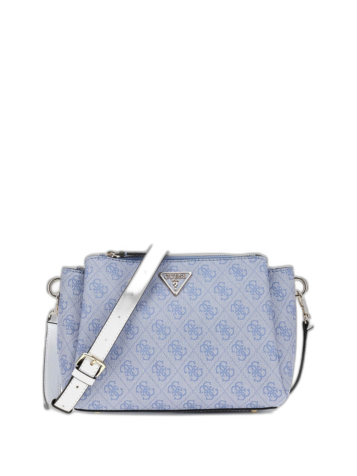 Guess Umhängetasche Damen Noelle Hellblau Logo HWBG7879120LUL